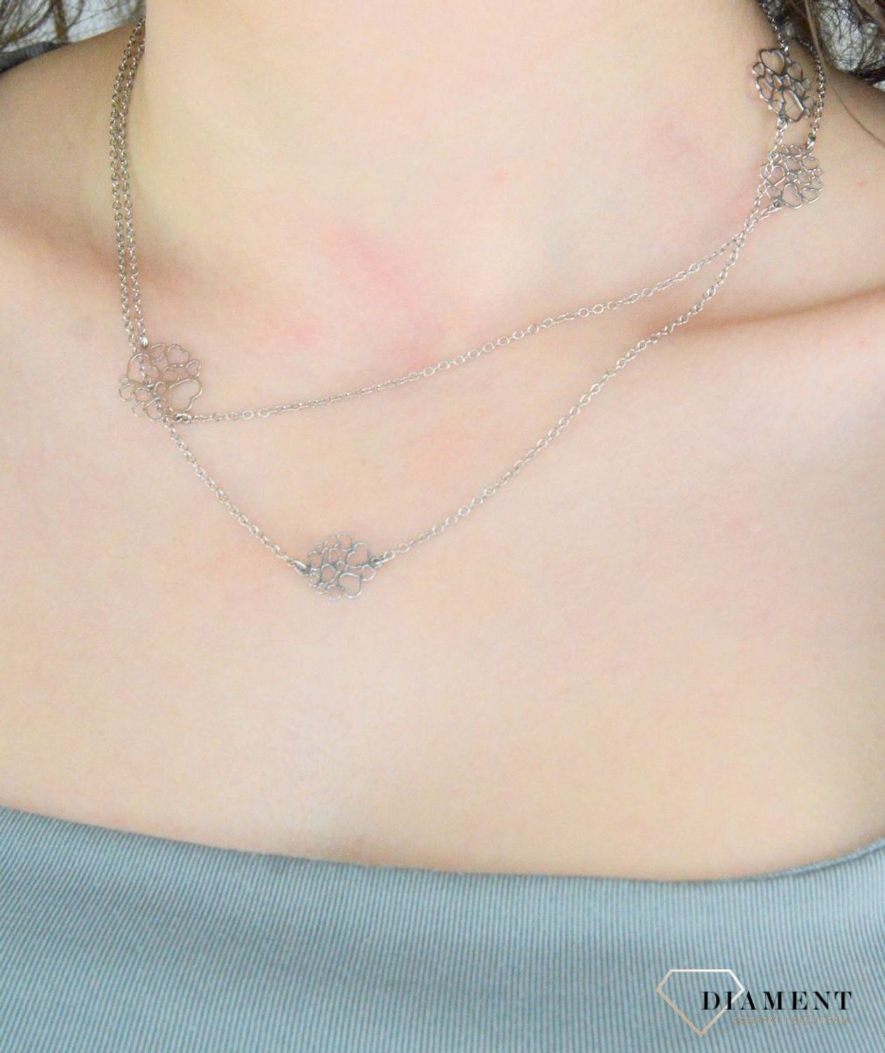 Naszyjnik długi Dall'Acqua✓Naszyjniki srebrne w Sklepie z Biżuterią zegarki-diament.pl✓Piękna i Elegancka Naszyjniki dla Kobiet✓Prawdziwe Srebro✓Darmowa wysyłka✓1.jpg